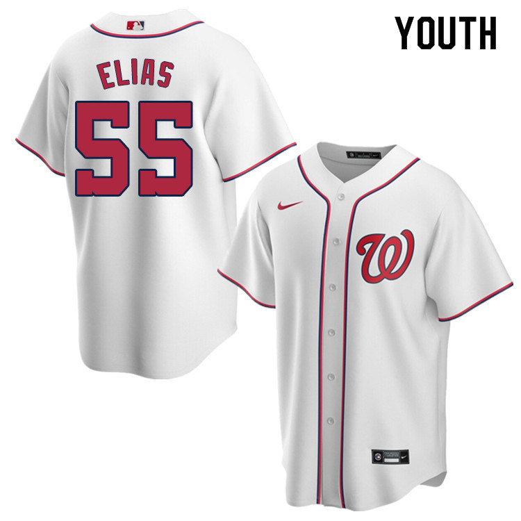 Nike Youth #55 Roenis Elias Washington Nationals Baseball Jerseys Sale-White